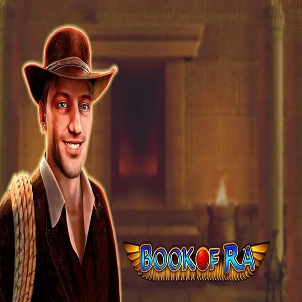 Book of Ra logo – Slots by Greentube at Spinorhino Casino