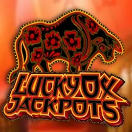 Lucky Ox Jackpots by Rival, showcased at spinorhino-casino.co.nl – game logo