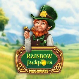 Rainbow Jackpots Megaways casino game by Red Tiger Gaming – featured logo at Spinorhino Casino