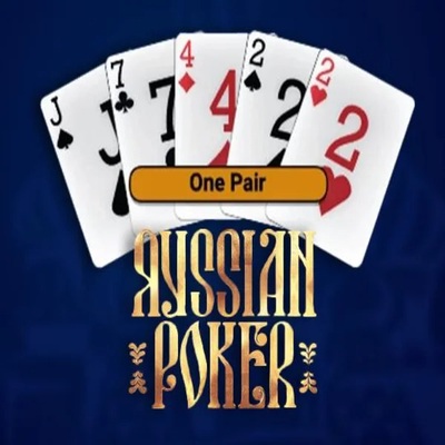 Russian Poker logo by OneTouch Games Spinorhino Casino
